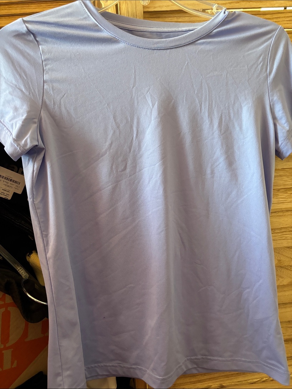 Ladies Light Lavender Crewneck Shirt XS